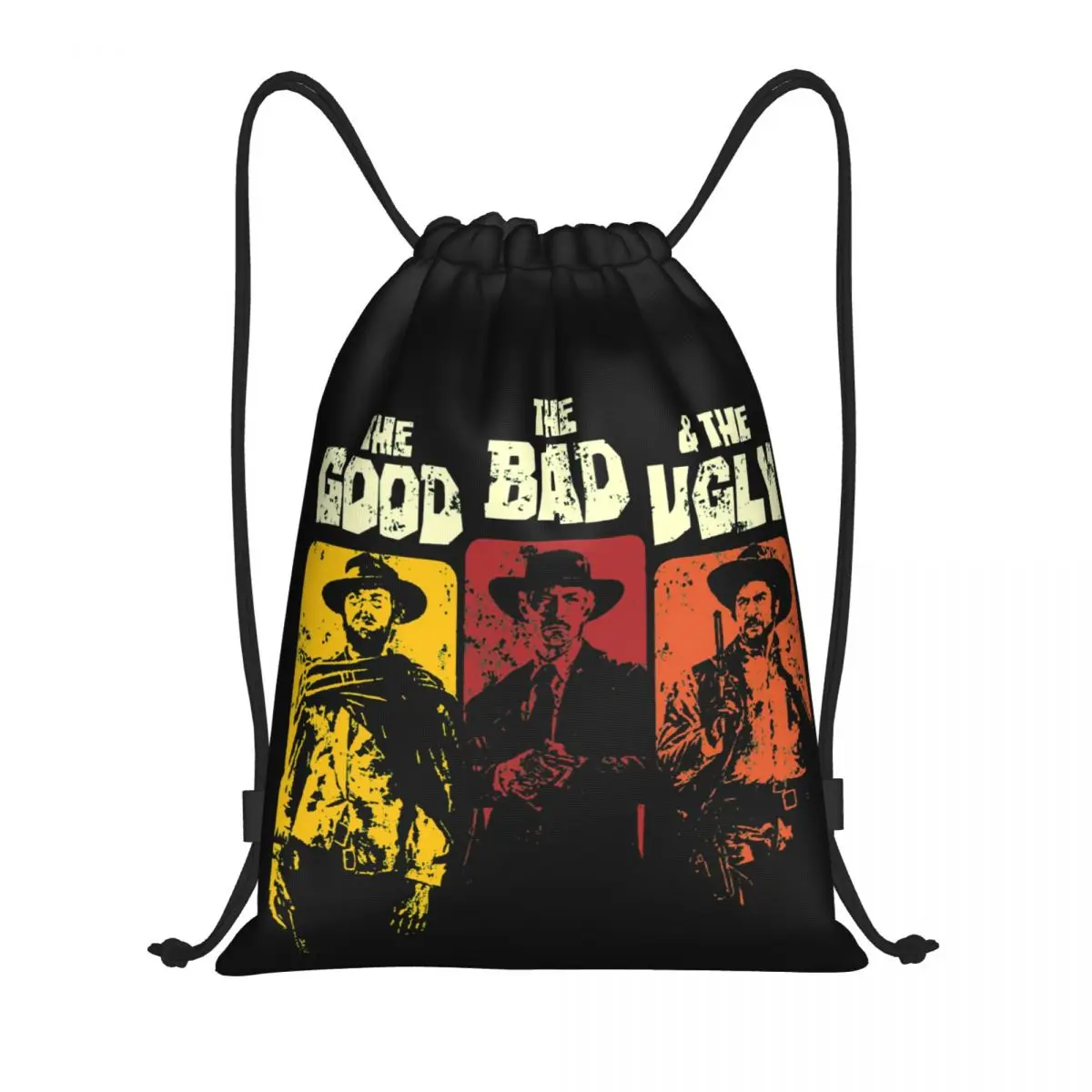 

Captain Tsubasa The Good The Bad The Ugly 4 Drawstring Bags Gym Bag Funny Graphic Backpack Joke Infantry pack Comfortable retro