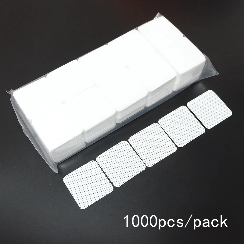 Lot De 1000 Lingettes Sans Ongle Pour Dissoudre La Colle à Ongles - Neuf, Doux Et Pratiques