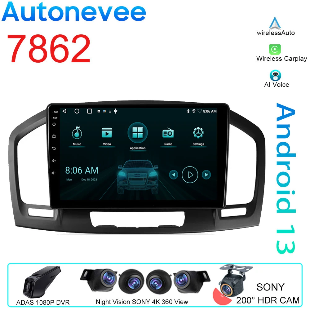 

4G For Buick Regal For Opel Insignia 1 2009 - 2013 BT Car Radio Multimedia Video Player Navigation GPS Android No 2din 2 din dvd