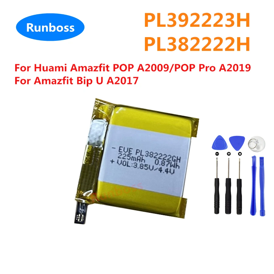 PL392223H PL382222H batería Original para Huami Amazfit Bip U