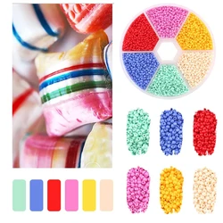 Vibrant Glass Seed Beads Collection for DIY Jewelry and Art Crafts (Sweet candy)