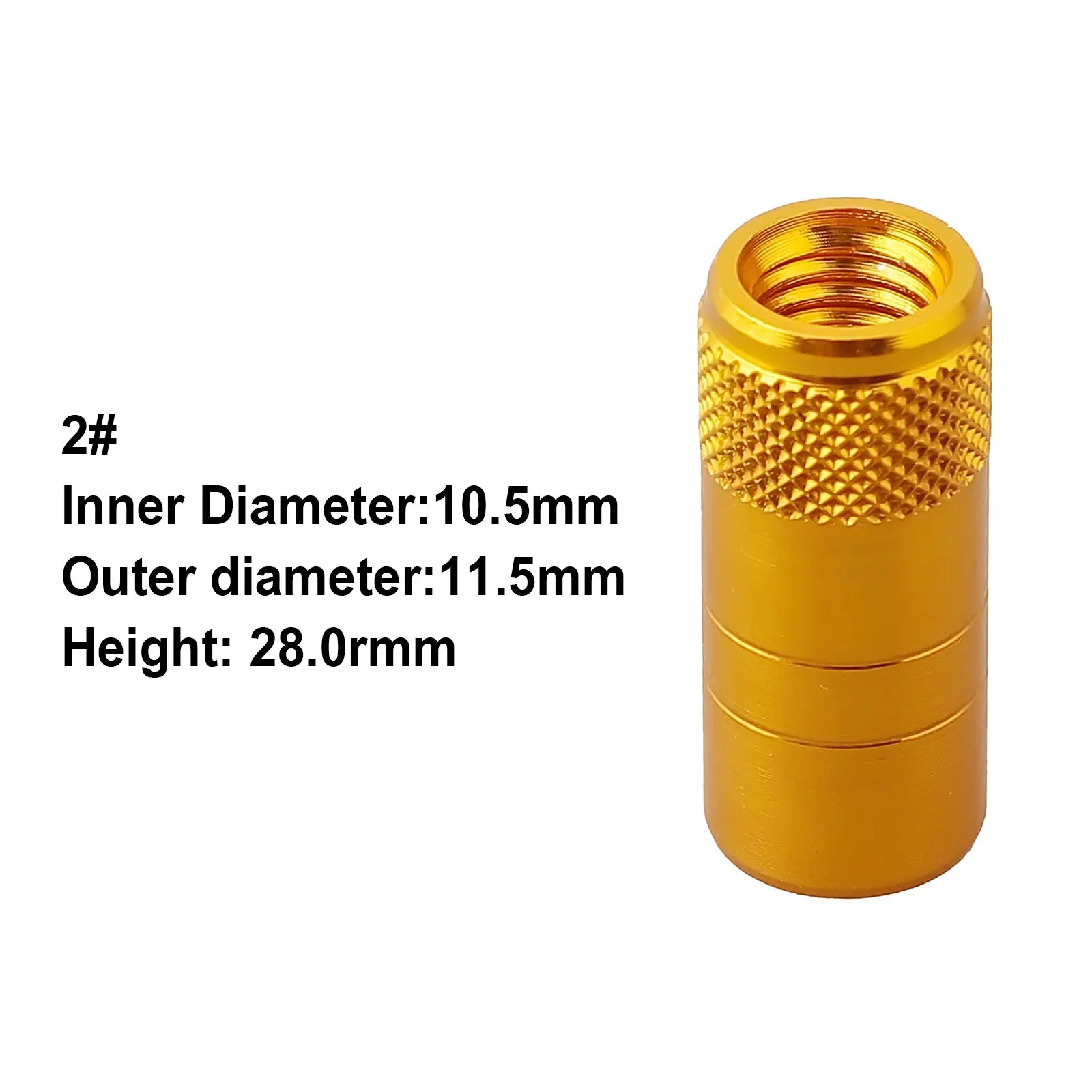 Für Kescher Gold Refit Teile 10 ~ 15mm bis m8 Fischernetz Stecker Angeln Kescher Gewinde adapter n e w – Detail 24
