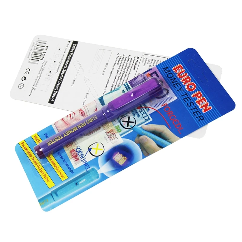 Counter-feit Bill Detector Pen with UV Light Detect Fake Marker Check Bills False Currency Pen for Money Loss Prevention multifunction pen