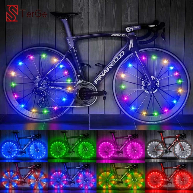 Décoration LED pour roues de vélos