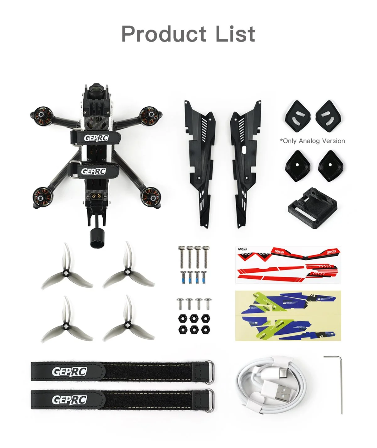 GEPRC DoMain3.6 HD O3 Freestyle FPV Drone SPEEDX2 2105.5 2650KV F722 SE E55A 32Bit 4IN1 ESC DIY RC Quadcopter Freestyle Drone 6