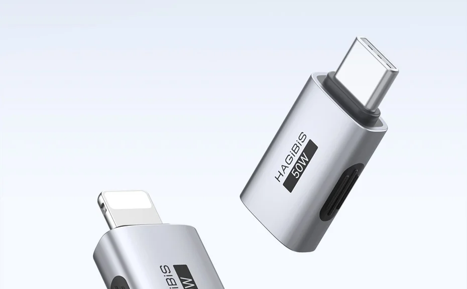 Hagibis Lightning & USB-C Bidirectional Charging Adapter