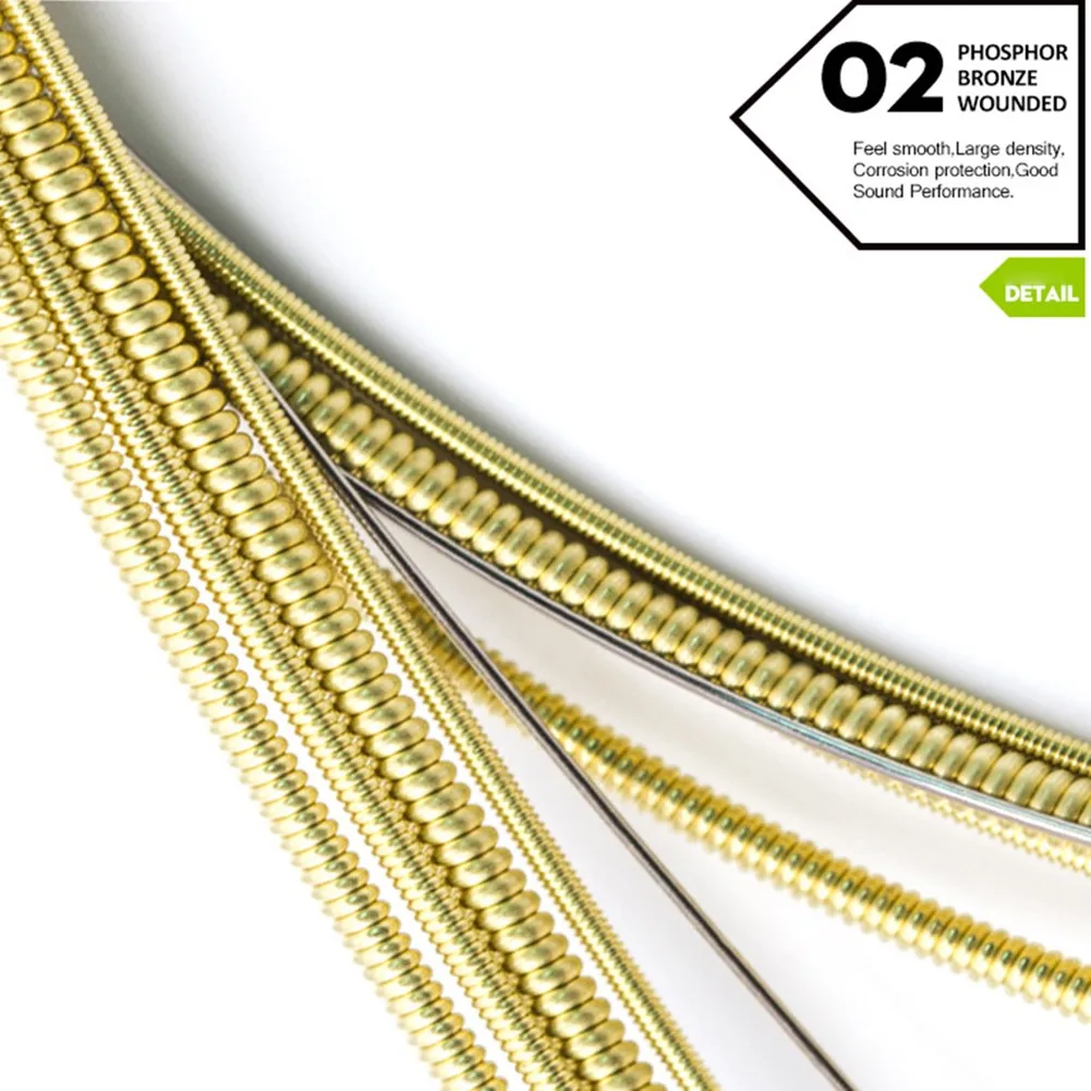 

Long Work Life Orphee Acoustic Guitar Strings Light Medium 10 47 Extra Light / 11 52 Normal Light / 12 53 Medium Gauge
