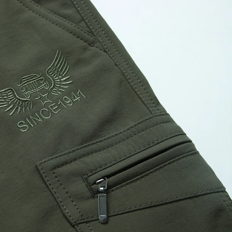 Pantaloni invernali spessi in pile da uomo pantaloni impermeabili caldi antivento pantaloni casual da uomo pantaloni cargo militari dell'esercito maschio 4xl 4