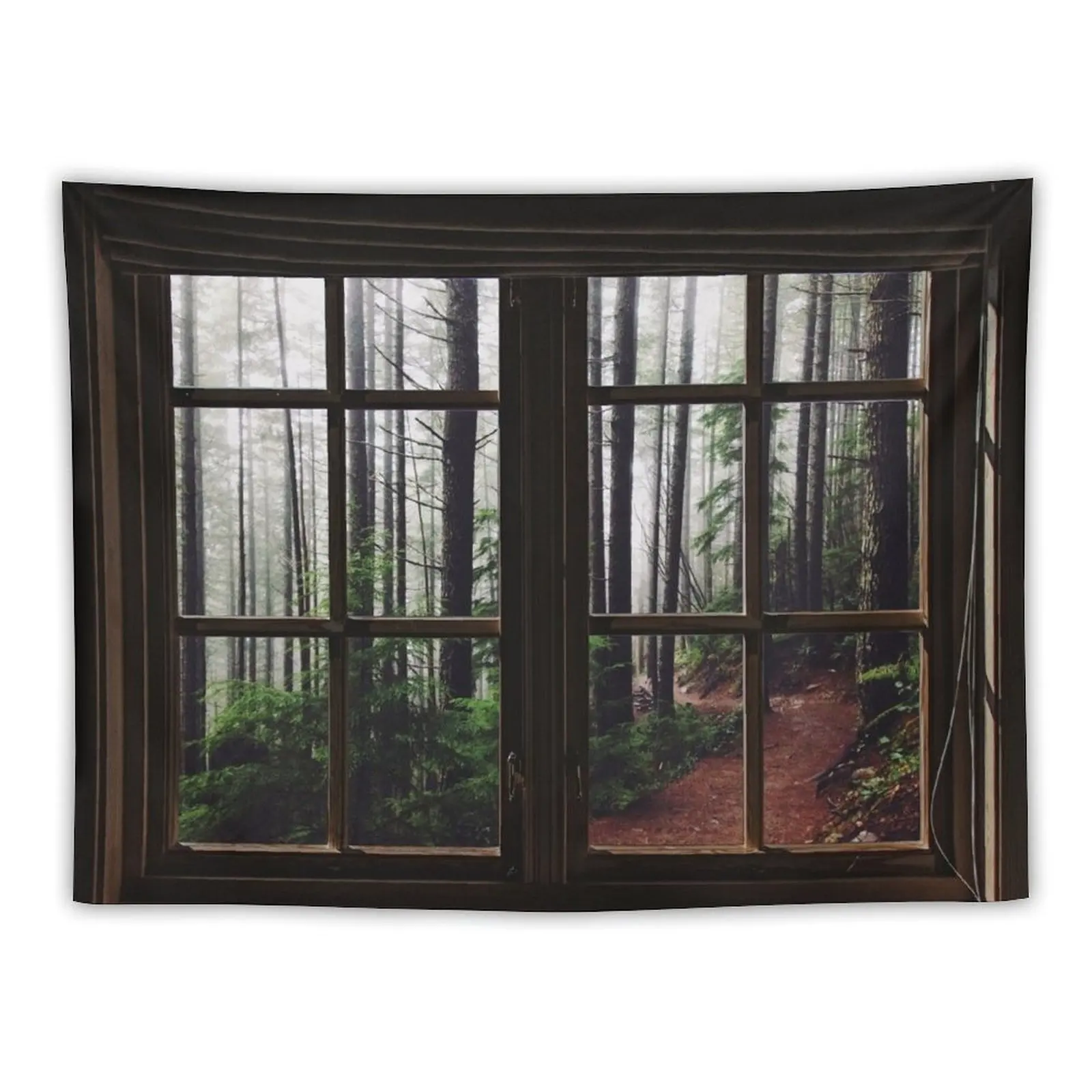 

Forest Window Tapestry Carpet On The Wall Decoration Pictures Room Wall Tapestry