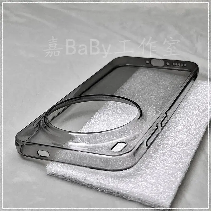 Transparent Shockproof TPU Silicone Phone Case - Lightweight and Durable Cover