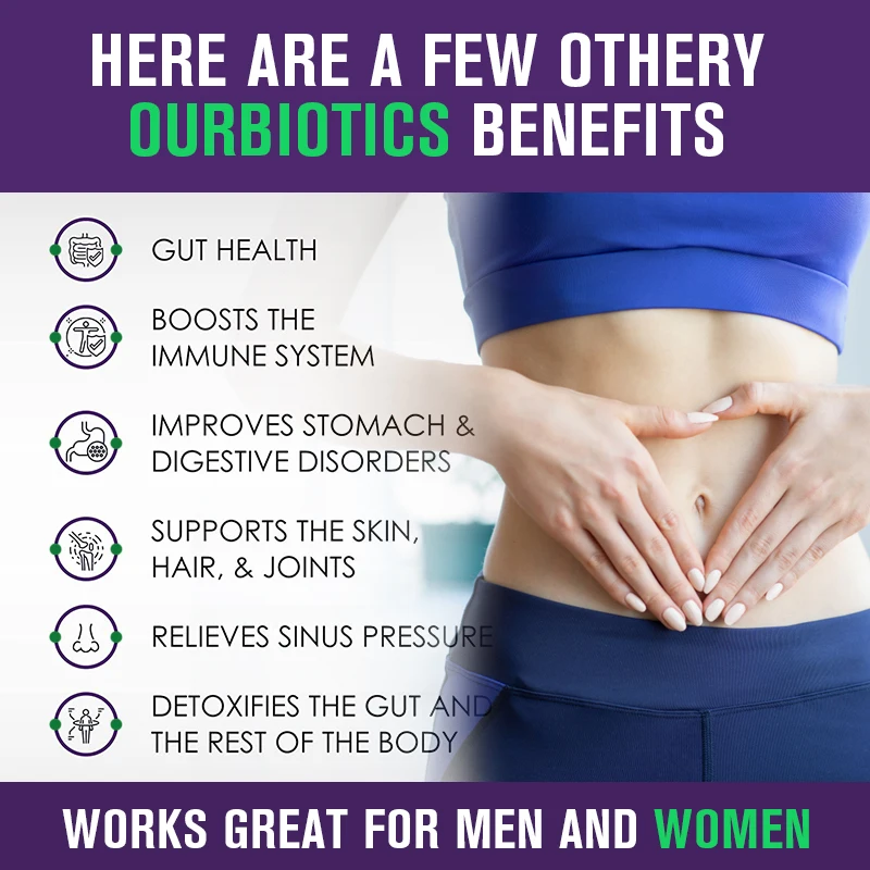 Organic Enzymes Probiotic Capsule 100 Billion CFU Probiotics Nutrient Digestion & Gut Health Women & Men