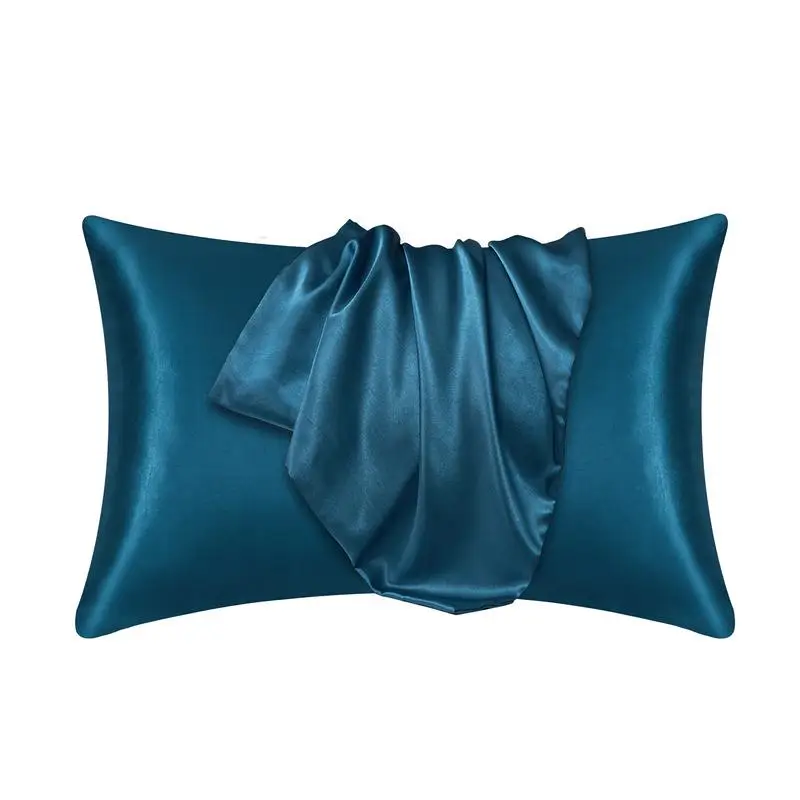 Luxurious 100% Silk Pillowcase - Silky Satin Hair Beauty & Comfort Pillow Cover for Home Decor (1 or 2 Pack)