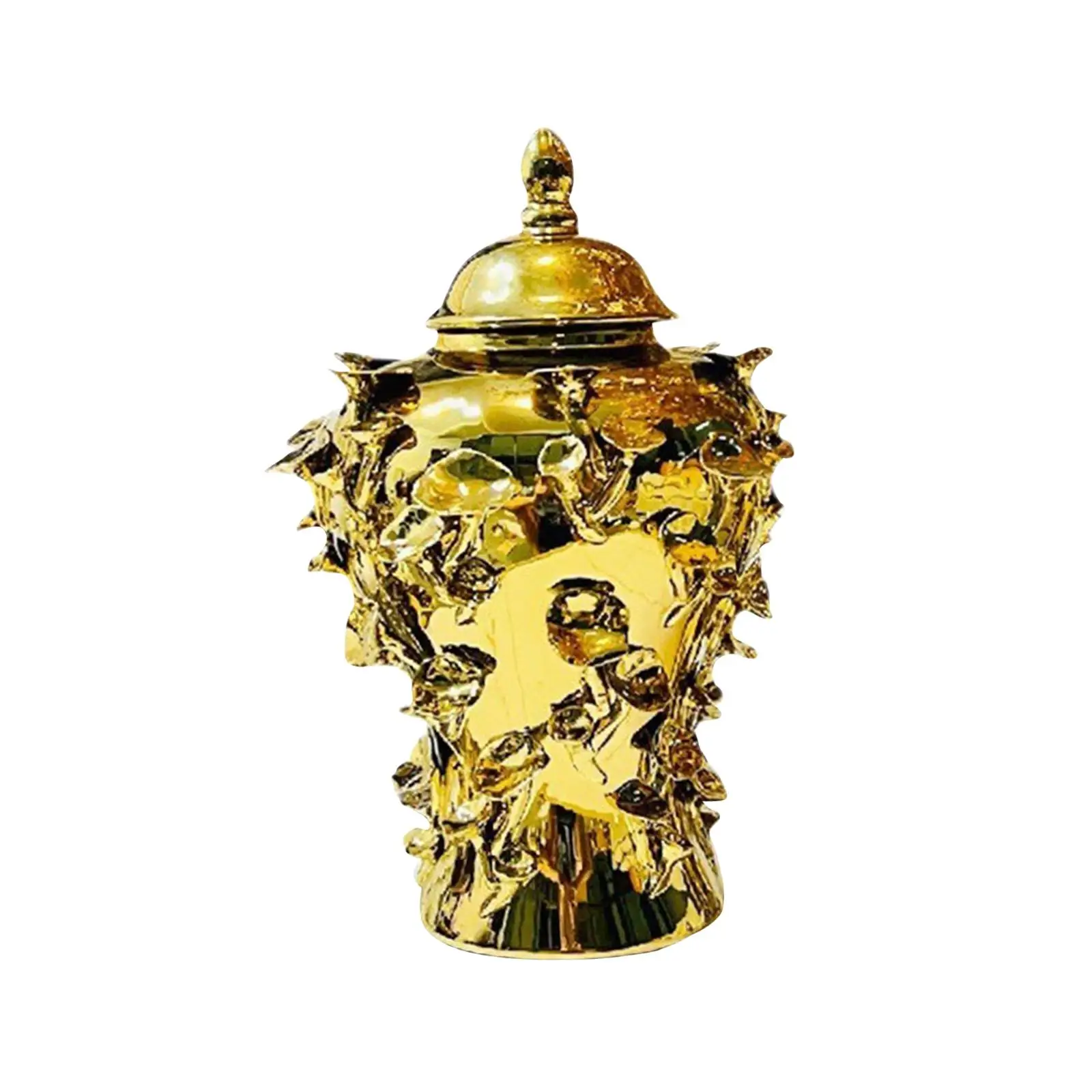 Porcelain Ginger Jar Temple Jar Ceramic Vase with Lid Collection Storage Porcelain Ginger Jar Temple Jar Ceramic Vase with Lid Collection Storage