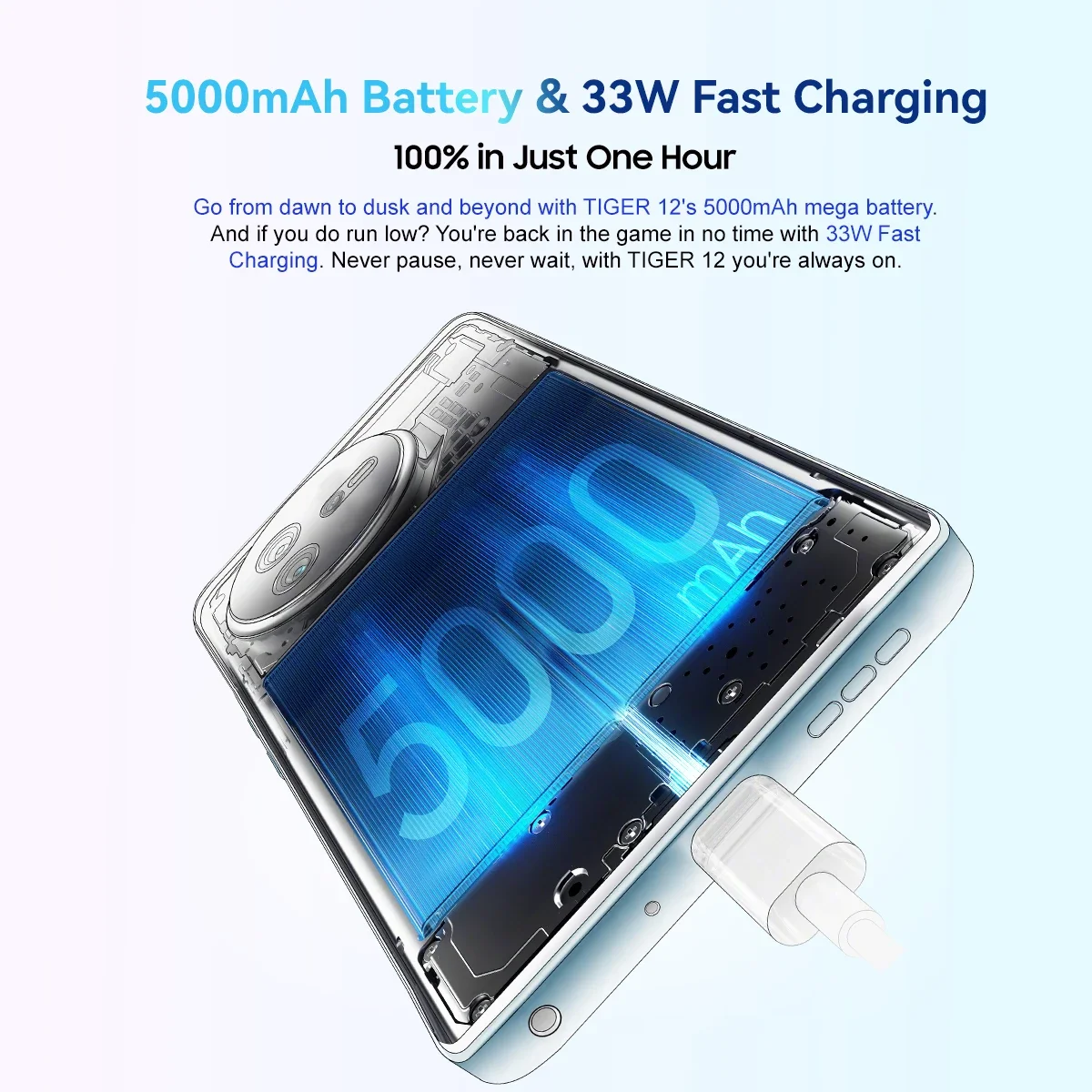 Blackview OSCAL TIGER 12 Smartphone NFC 6.78'' FHD+ IPS 2.4K 120Hz Display 12GB 256GB 64MP Camera 5000mAh Battery cellphone 4