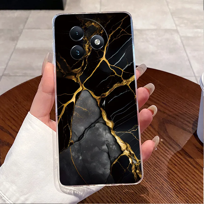 Clear Case with Cute Love Rabbit Cartoon - Luxury Soft Silicone TPU Cover