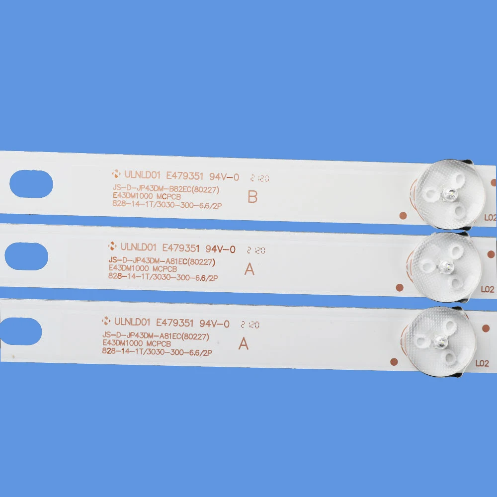 3 / 8LED(6v) LED Ʈ Ʈ JS-D-JP43DM-A81EC B82EC BBK 43LEM-1043/FTS2C 43LEM-5043/FTS2C 43LEX-5058/FT2C