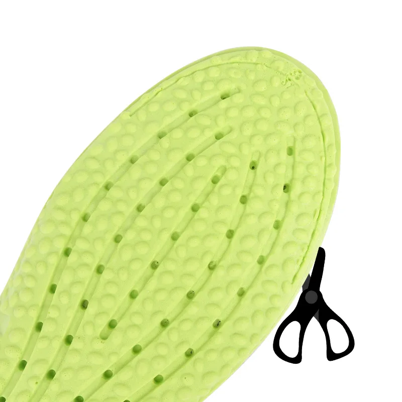 Soft Sole Wormwood Sport Insoles For Shoes Latex Soft Sole Cushion Running Deodorant Breathable Sweat Absorbing Sneaker Pads