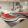 Nordic Abstract Geometry big Size Rugs for Living Room Decoration Light Luxury Anti-slip Floor Mats Home Bedroom Washable Carpet 3