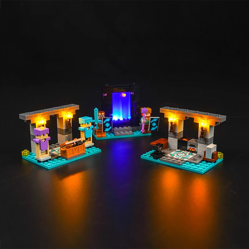 

Vonado LED light 21252 set is suitable for The Armory building blocks (including lighting accessories only)