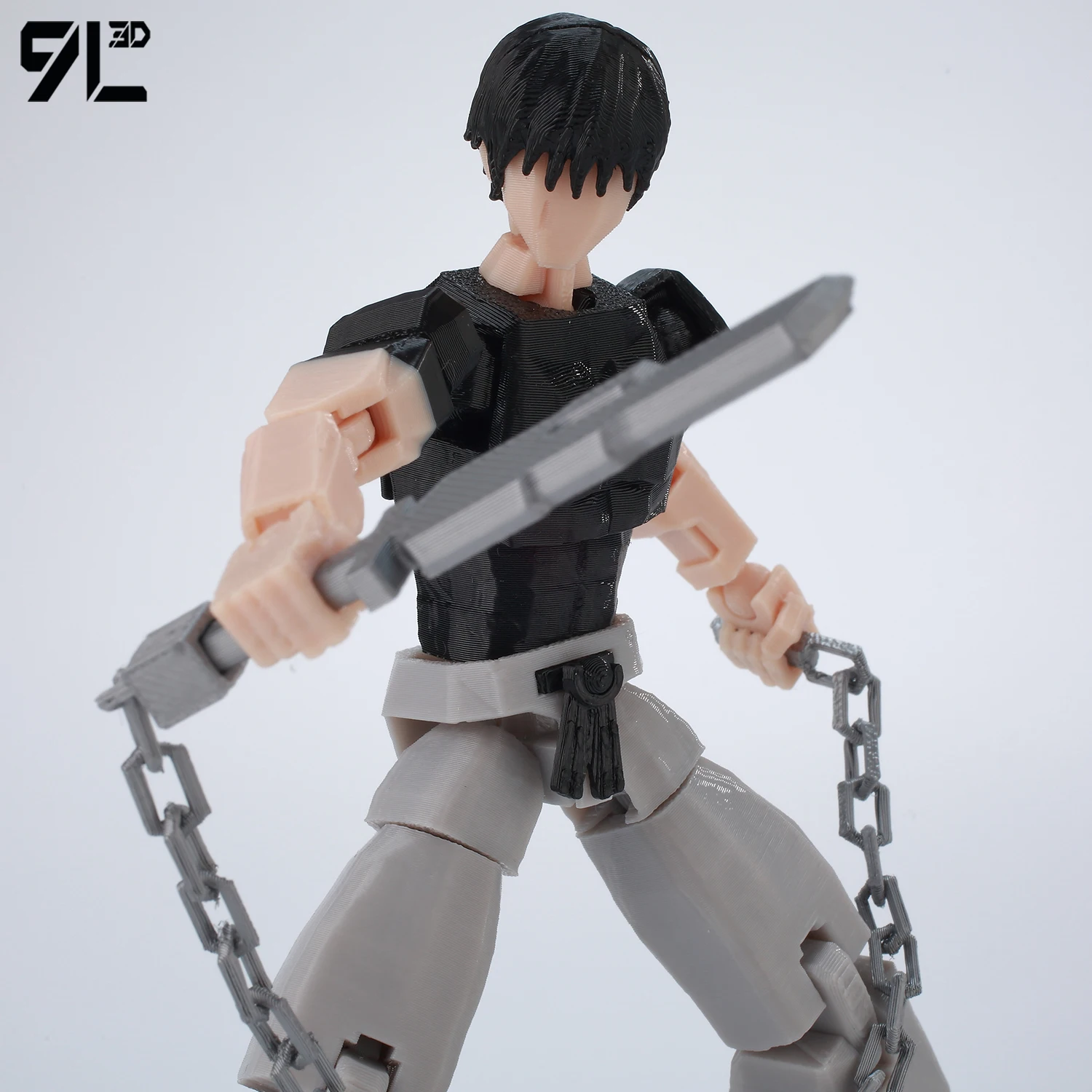 9L3D Gedruckt Jujutsu Kaisen Fushiguro Toji Anime Multi-Gelenk Shapeshift Spielzeug Action-figuren Mannequin Modell Ornamente Geschenk Spielzeug – Detail 36