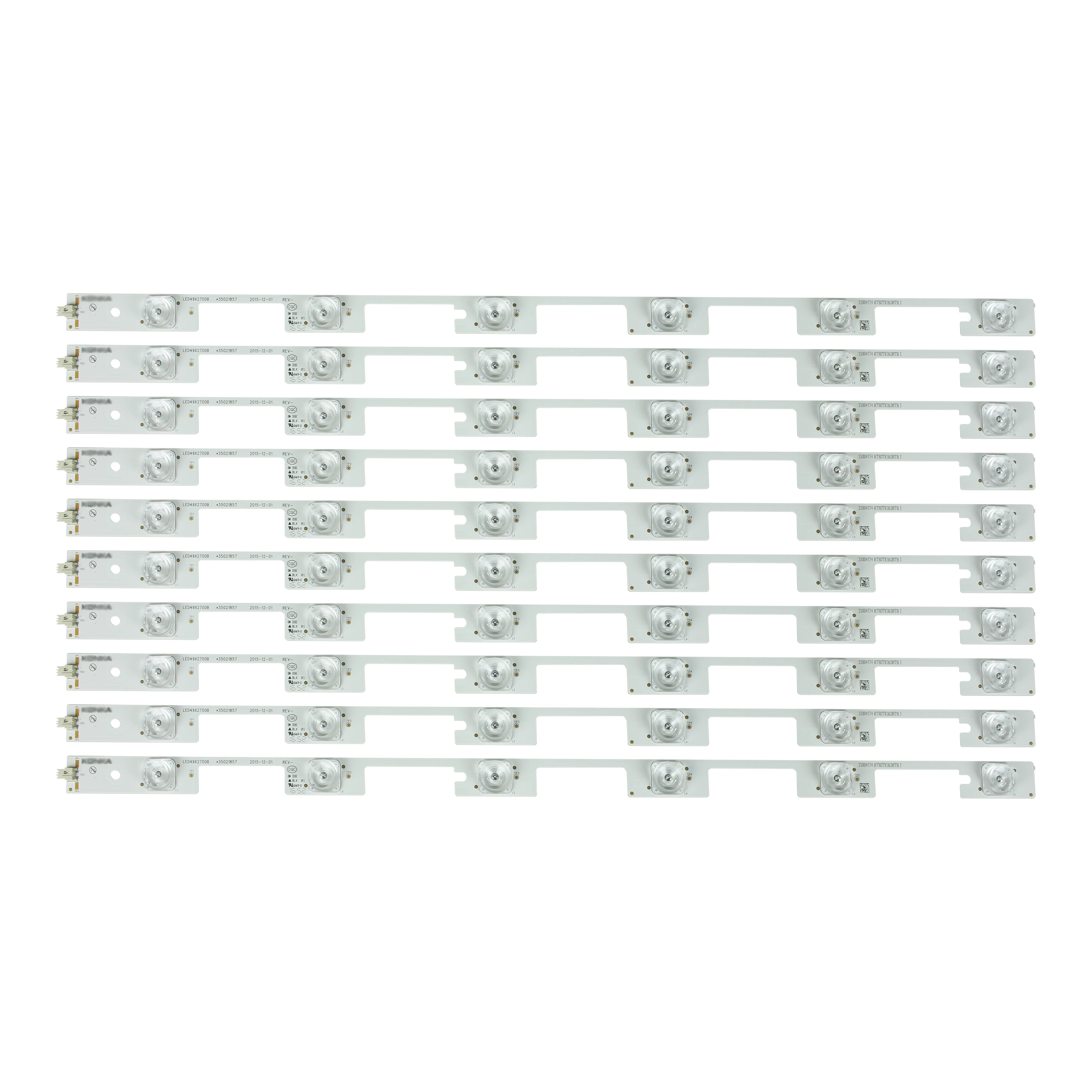 

Светодиодный подсветка 6 ламп для Konka 49 "TV A49U LED49X2700B LED49G9200U LED49S8000U 35020878 35020880 LC490EGY(SJ)(M2) M49U V49U 49K70A