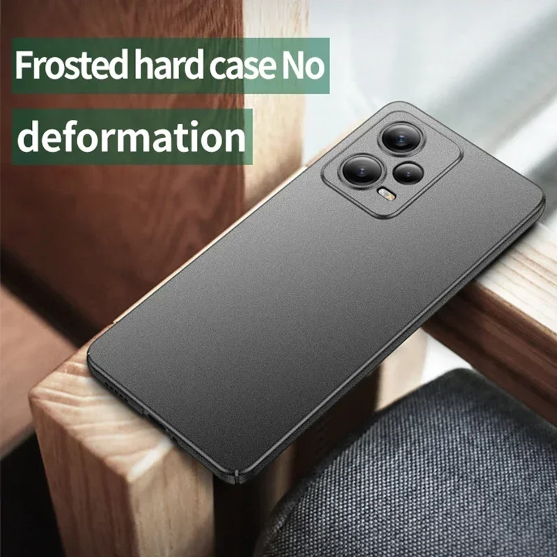 For XIAOMI Redmi Note 12 12S Pro Plus 4G 5G Hard PC Shockproof Cover Luxury Lightweight Ultra Slim Matte Case Covers — view 2
