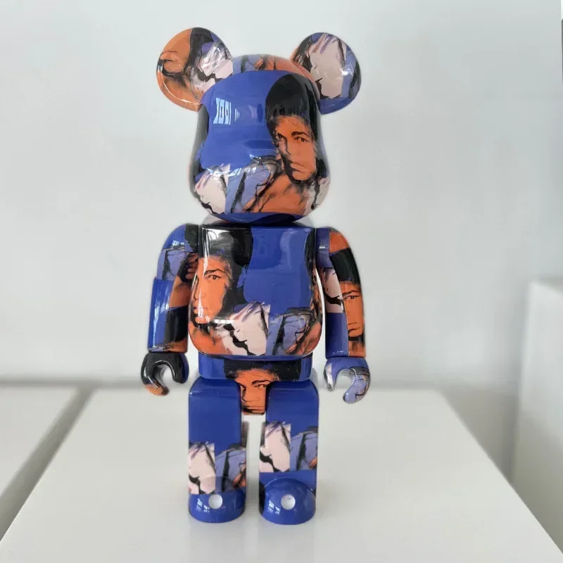 14colors Creative eyeball 400% resin violence bear office bedroom living room high-end decoration bear brick