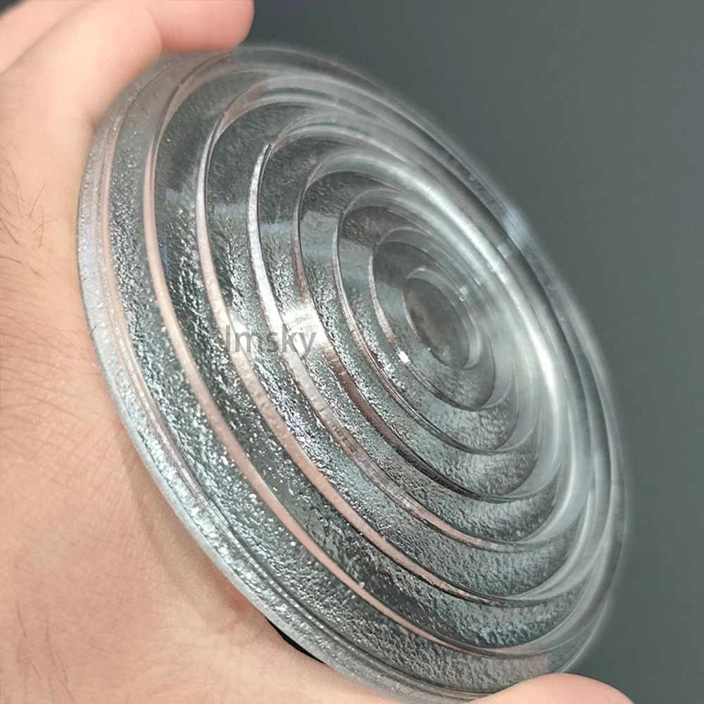 Lente Fresnel In Vetro Borosilicato Con Filettatura – Diametro 50-150mm, Lunghezza Focale 40-120mm, Per Luci Da Studio E Palco