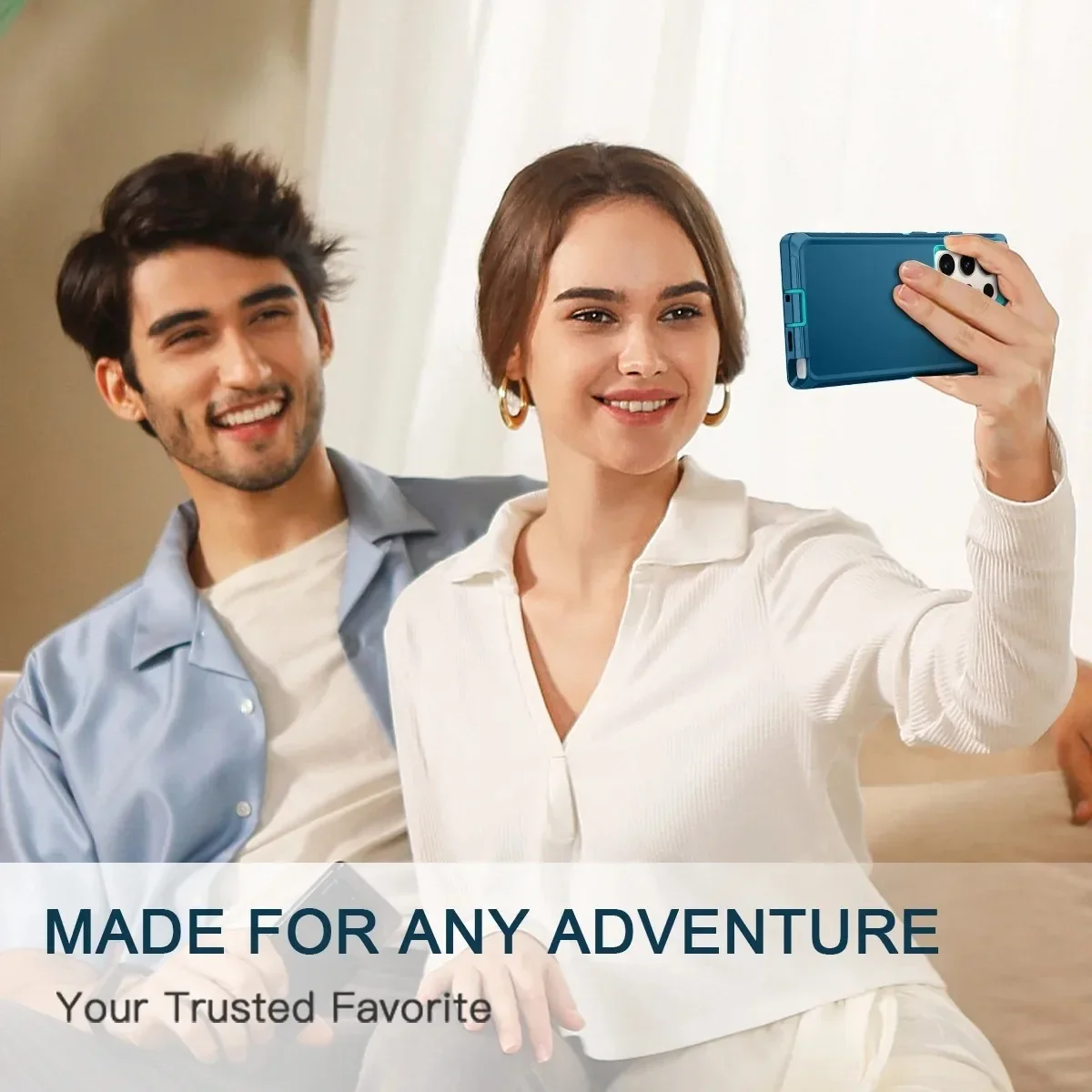 Triple-Layer Durable Heavy-Duty Shock-Absorbent Phone Case