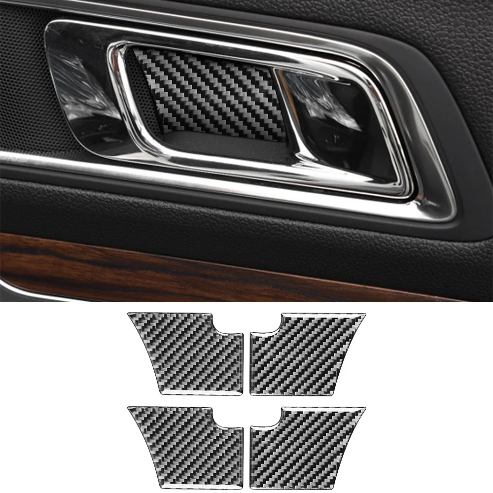 

Для Ford Explorer 2013 2014 2015-2018 2019 Внутренняя дверь чаша декоративная крышка отделка наклейка Автомобильный интерьер Аксессуары углеродное волокно