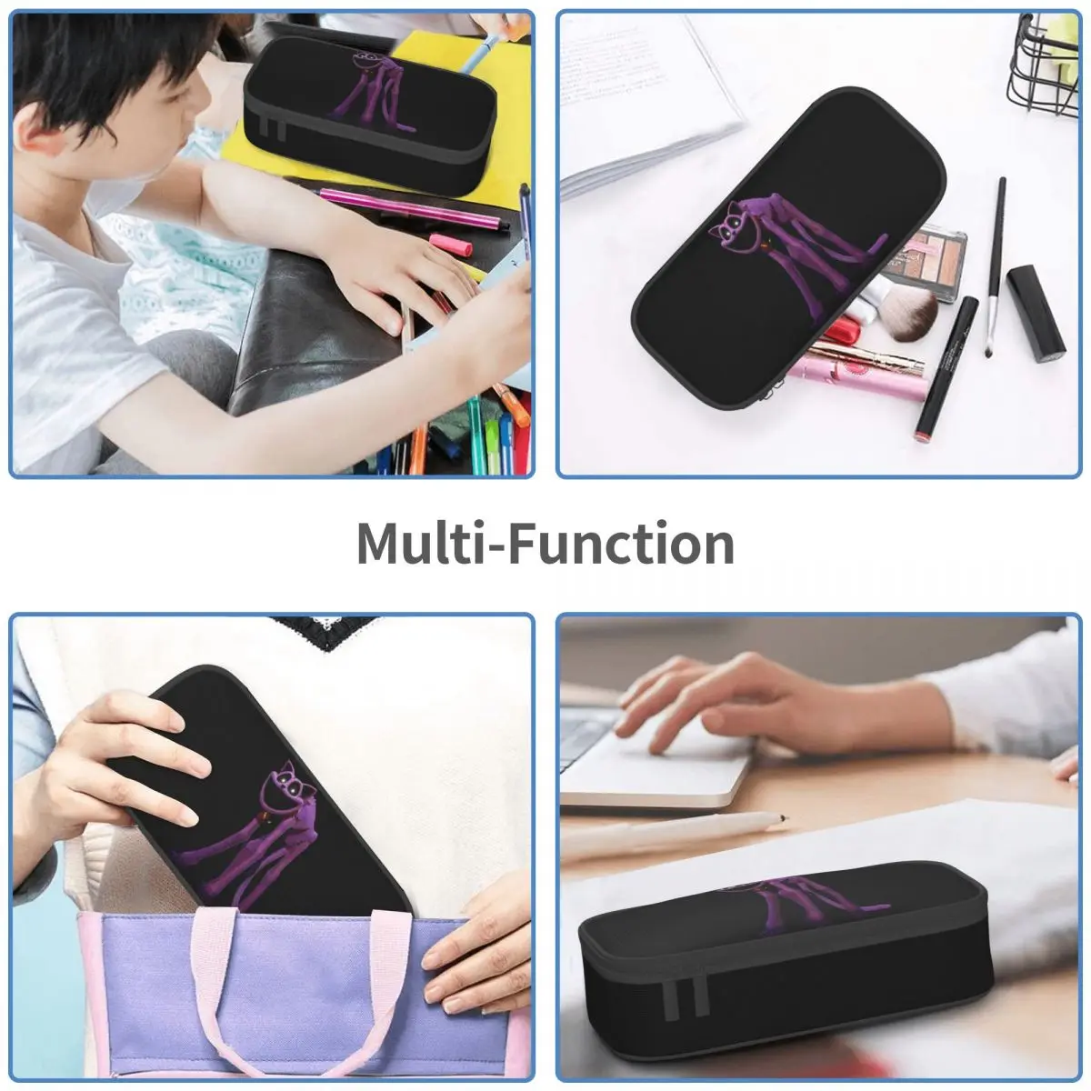 CATNAP Monster Pencil Cases Large Capacity Pen Bags Pen Box Pencil Pouch For Boys Girls Students Stationery School Office