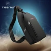 Lifetime Warranty Men Crossbody Bag Splashproof Brand Messenger Bag Mini Ipad Mobile Money Phone Belt Chest Bag Male Small Bag