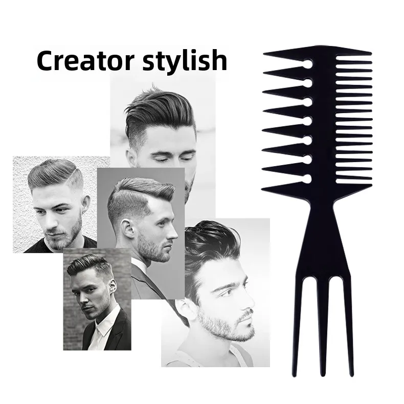 Double-Sided Hair Comb with Tail Handle