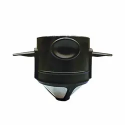 Portable Pour Over Coffee Maker Set with Stainless Steel Mug and Collapsible Filter, Ideal (Black)