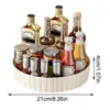 Fridge Organizer Rotating Tray 360 Degree Spinning Refrigerator Round Shelf Condiment Storage Racks For Cabinet Dining Table 6