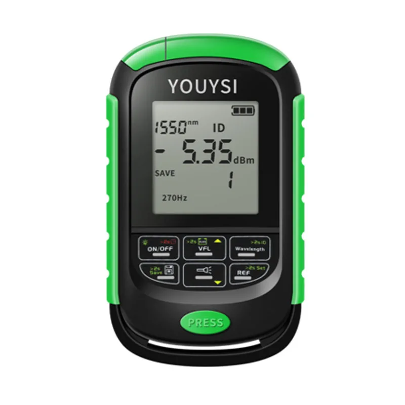 

4in1 Lithium Battery Visual Fault Locator Network Cable Test Fiber Optic Tester 5km 15km 30km VFL Optical Power Meter