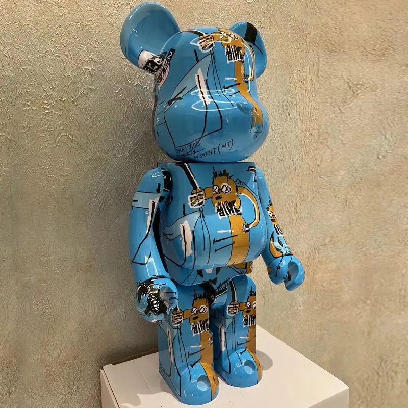 .com: Bearbrick 1000% Building Blocks Bear Violent Bear Collection  Series Astronaut Anime Doll Doll Gift Fashion Ornament Collection Model Toy  A : Toys & Games