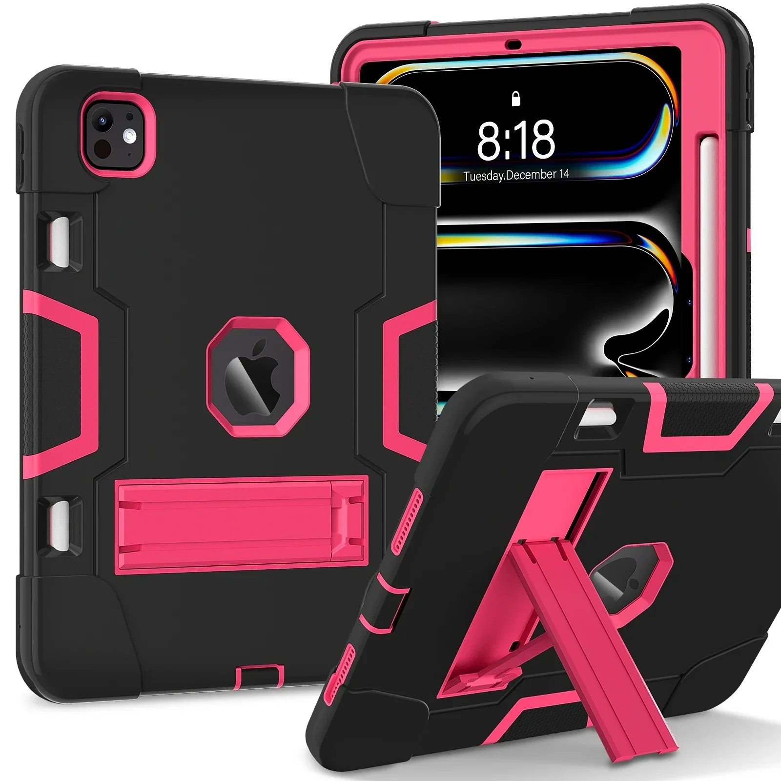 Premium Shockproof Tablet Case with Adjustable Stand and Enhanced Protection