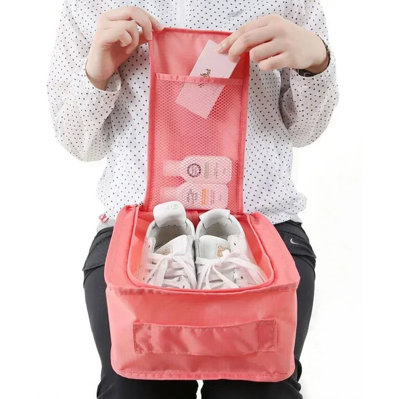 Multifunctional Portable Folding Waterproof Travel Shoes Storage Bag Pouch Organizer for Easy Carry And Storage 2