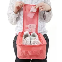 Multifunctional Portable Folding Waterproof Travel Shoes Storage Bag Pouch Organizer for Easy Carry And Storage 2