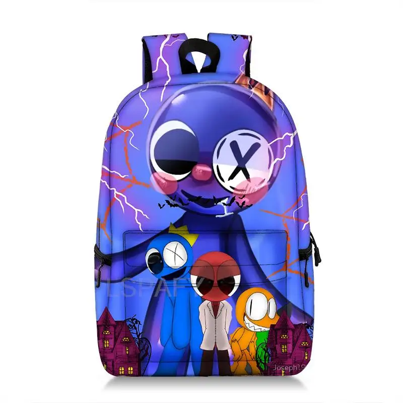 Jogos ROBLOX Rainbow amigos Mochilas escolares 17 polegadas Printe