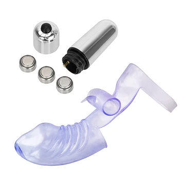 Silicone Finger Sleeve Vibrator G Spot Massager Sex Toys Vibrating Dildo Flirting Vagina Adult Women Hot Erotic Couples Sex Shop 3