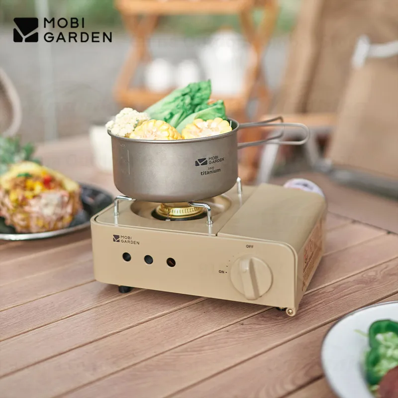 MOBI GARDEN Mini Gas Stove 2.1KW Power Outdoor Portable Cooker  Multi-Function 950g Camping Household Army Hot Pot Gas Furnace - AliExpress