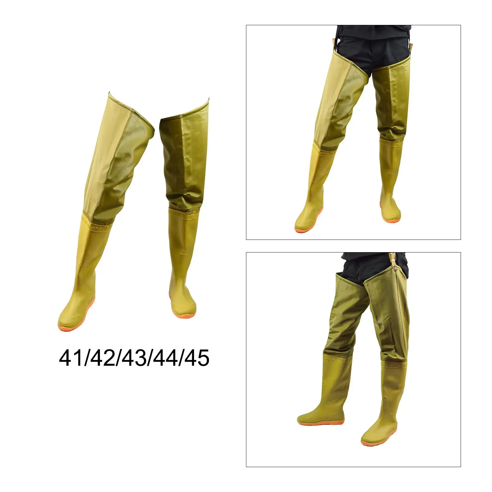 Fishing Hip Waders Water Resistant Hip Boots River Boot Anti Skid