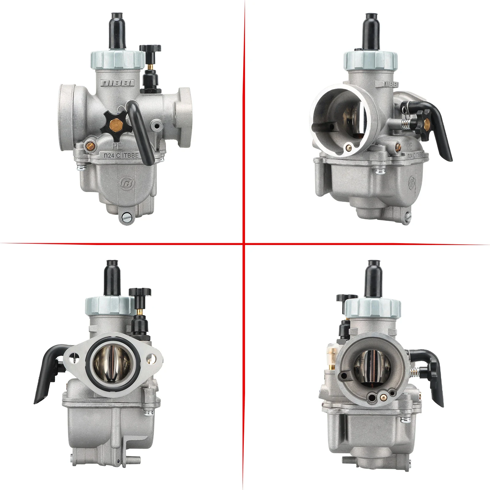 Motorcycle Carburetor For 50cc To 350cc 2T 4T Engine PE Flange GY6 YAMAHA JOG SUZUKI HONDA Atv Pitbike