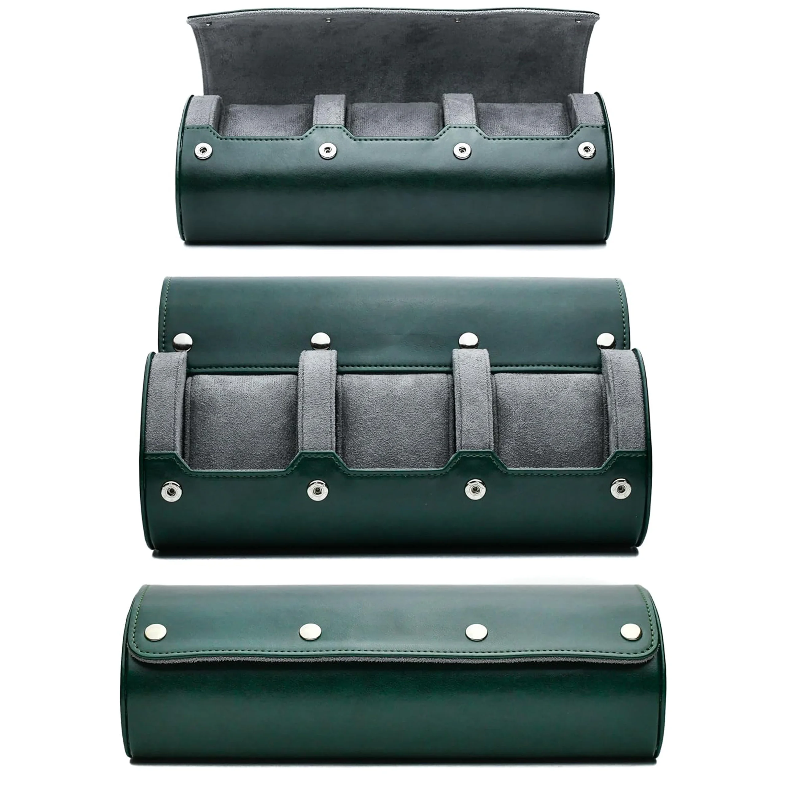 Watch Travel Case ,3/6 Slot Watch Roll Travel Case Organizer