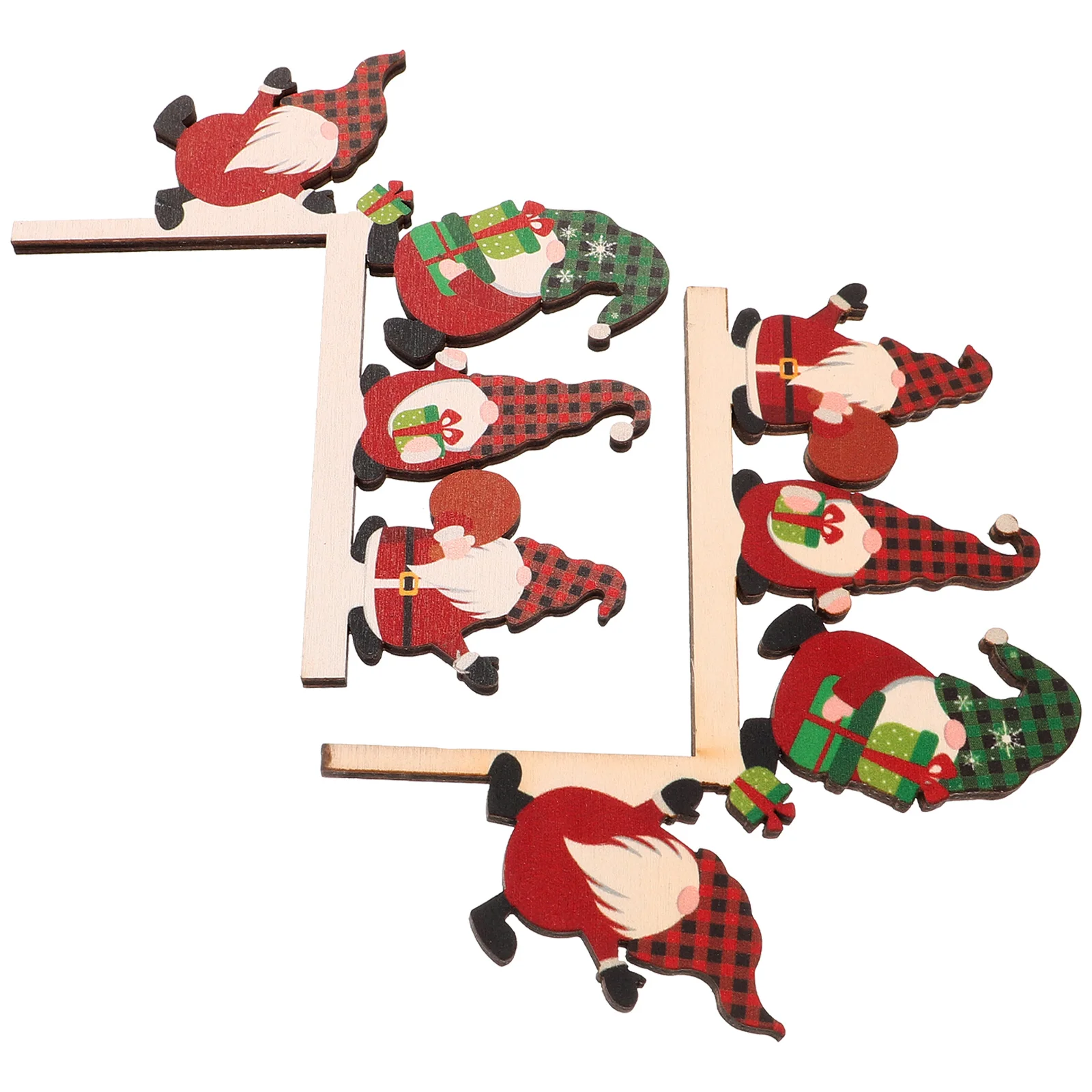 

Christmas Door Frame Decor Wooden Xmas Gnome Door Corner Ornament Party Favor Wooden Home Door Corner New Year
