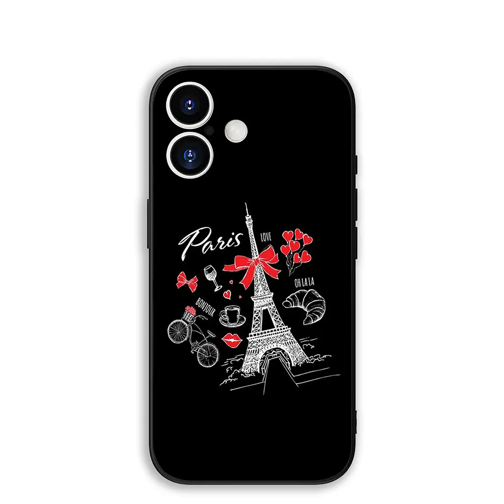 Elegant Paris Eiffel Tower Case with French Theme Design