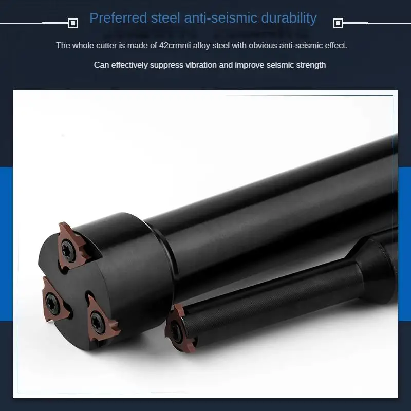 SMP05 CNC 얕은 홈 밀링 커터 로드, 내부 구멍 스냅 링 홈 밀링 커터 바, 내부 링 T자형 홈 커터 바