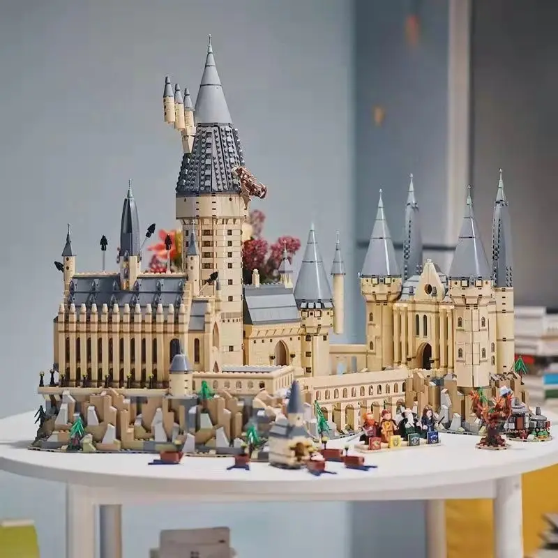 decora-o-do-bloco-de-constru-o-hogwarts-castelo-m-gico-arquitetura-3d
